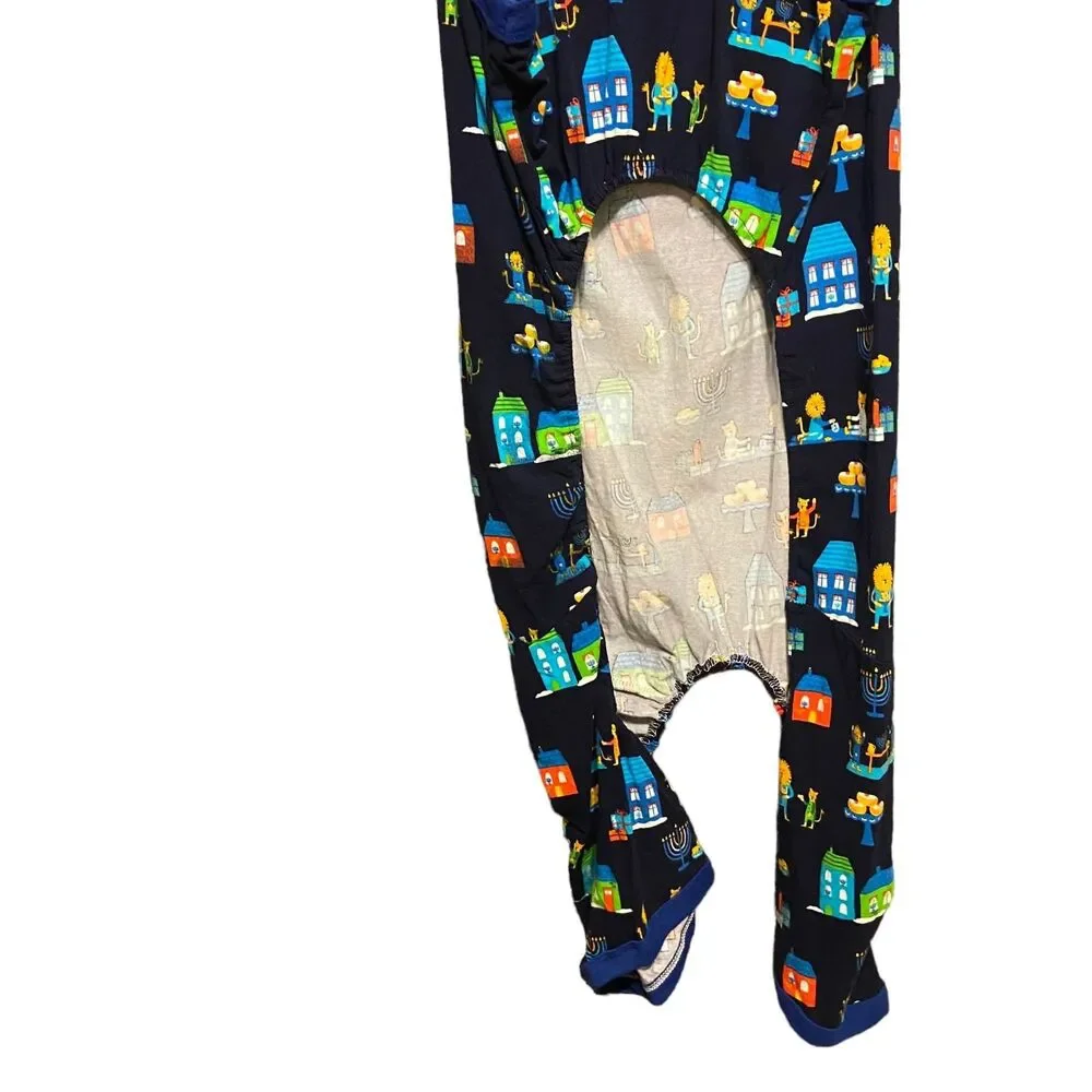 #7792 Dog Hanukkah Pajamas Large Blue 24 inch back NWOT. RD
